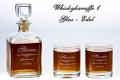 Whiskykaraffen mit Gravur